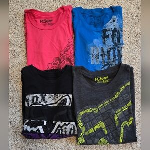 Fox Black Logo Tee M